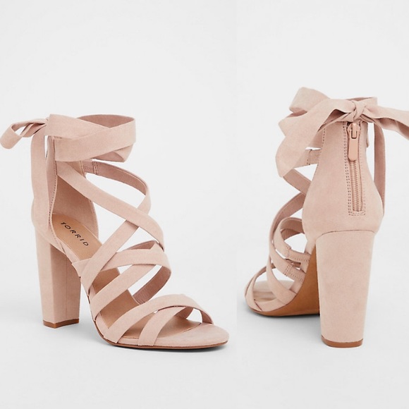 torrid Shoes - Torrid | Strappy Lace Up Heels 10W